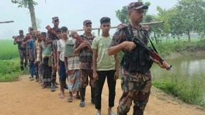 দিনাজপুর সীমান্তে ১৬ জনকে পুশইনের চেষ্টা নস্যাৎ করলো বিজিবি